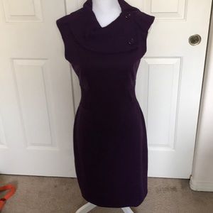 Spense purple sleeveless knit dress size 6